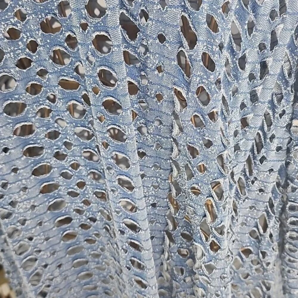 Mirror Image Open Weave/Cut-Out Tunic/Cover-up - Picture 7 of 11